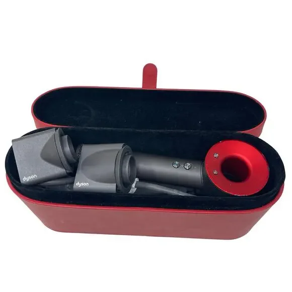 Dyson Supersonic Limited Edition Hair Dryer with Storage Case Iron/Red - Picture 2 of 9